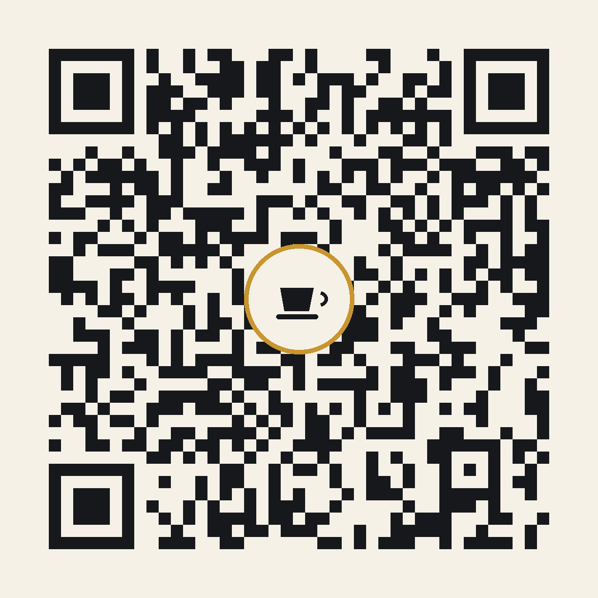 QR code menant à l’app complète, table 12
